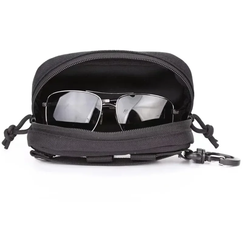 Eyeglasses Holder Bag Molle Glasses Pouch Sunglasses Protective Case Waist Pack Utility EDC Tool Pouches Outdoor Hunting Goggles