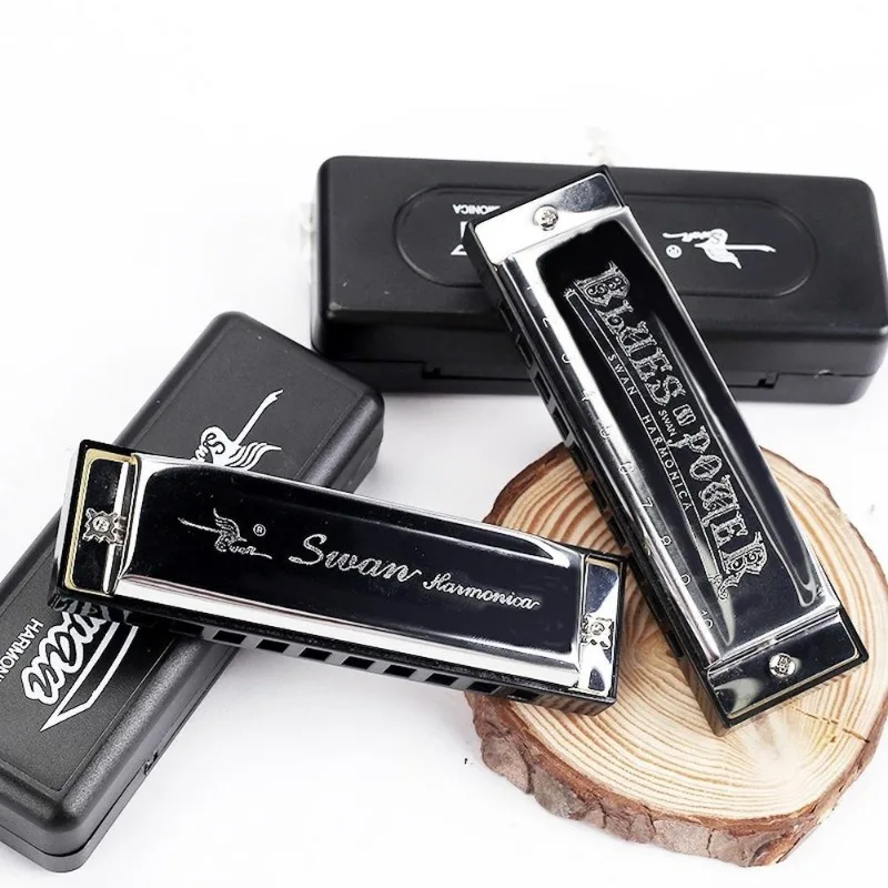 10 Hole Diatonic Harmonica 10 Hole 20 Tone Blues Harmonica Beginner Wind Instrument Harmonica