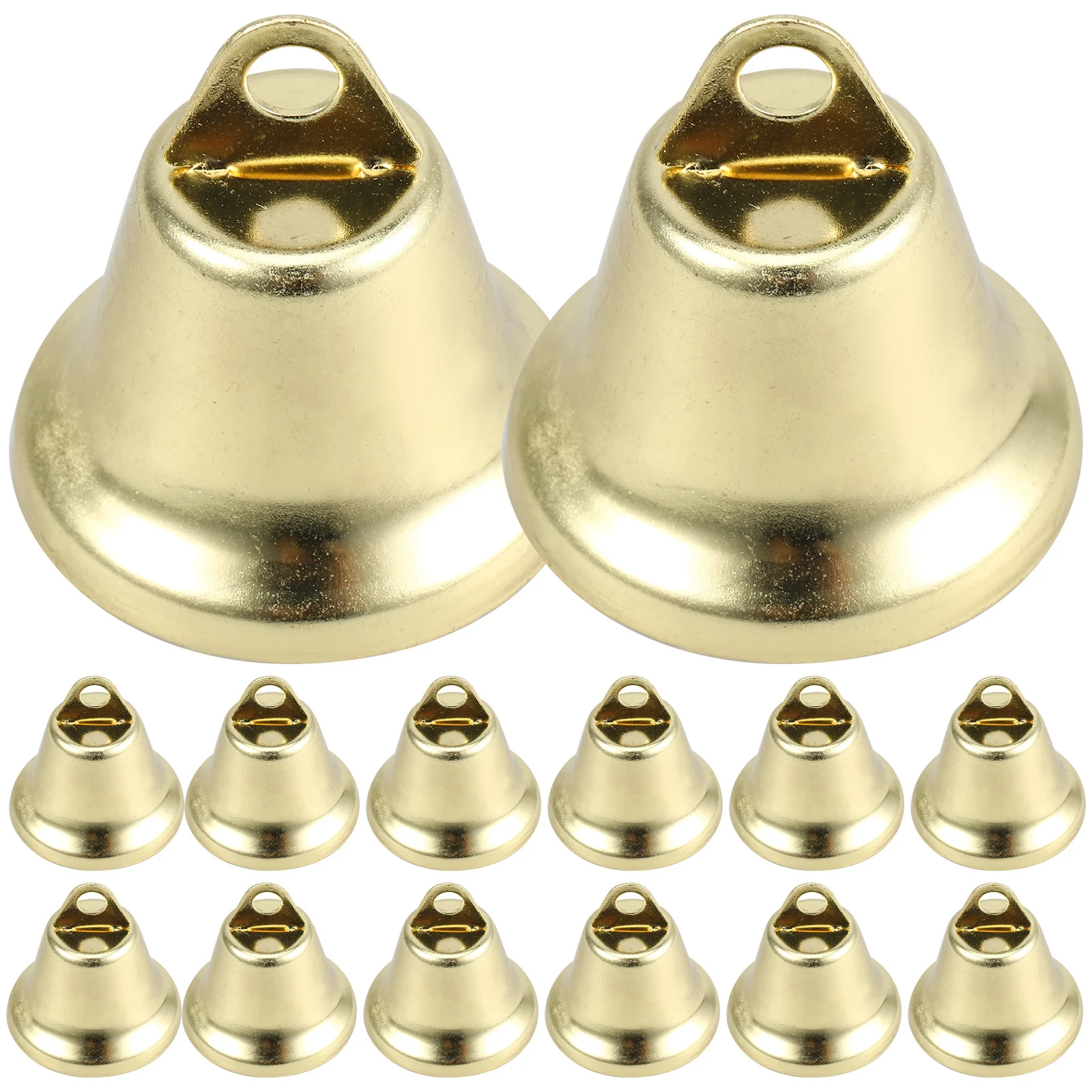 

20Pcs Exquisite Bell Pendants Small Metal Bells for Holiday Decoration DIY Crafts Festive Garden Decor