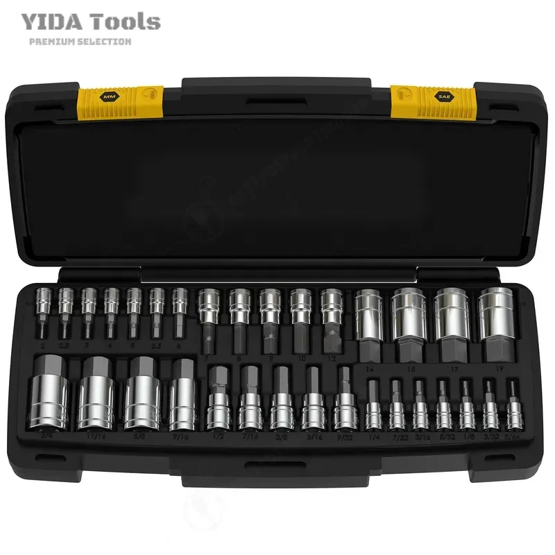 32 Piece Inner Hexagon Socket Set H Type Batch Head Plum Blossom Hex Tool Square Inner Plum Blossom Screw Head Cover