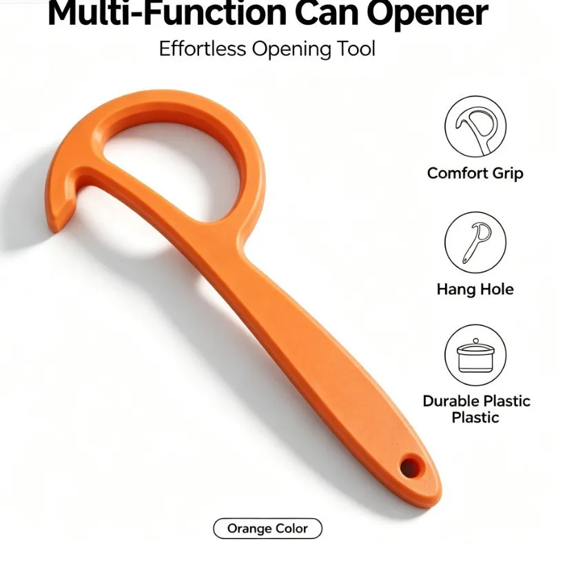 Can Opener Kitchen Multifunctional Plastic Can Opener Creative Portable Anti-skid Special Bottle Opener