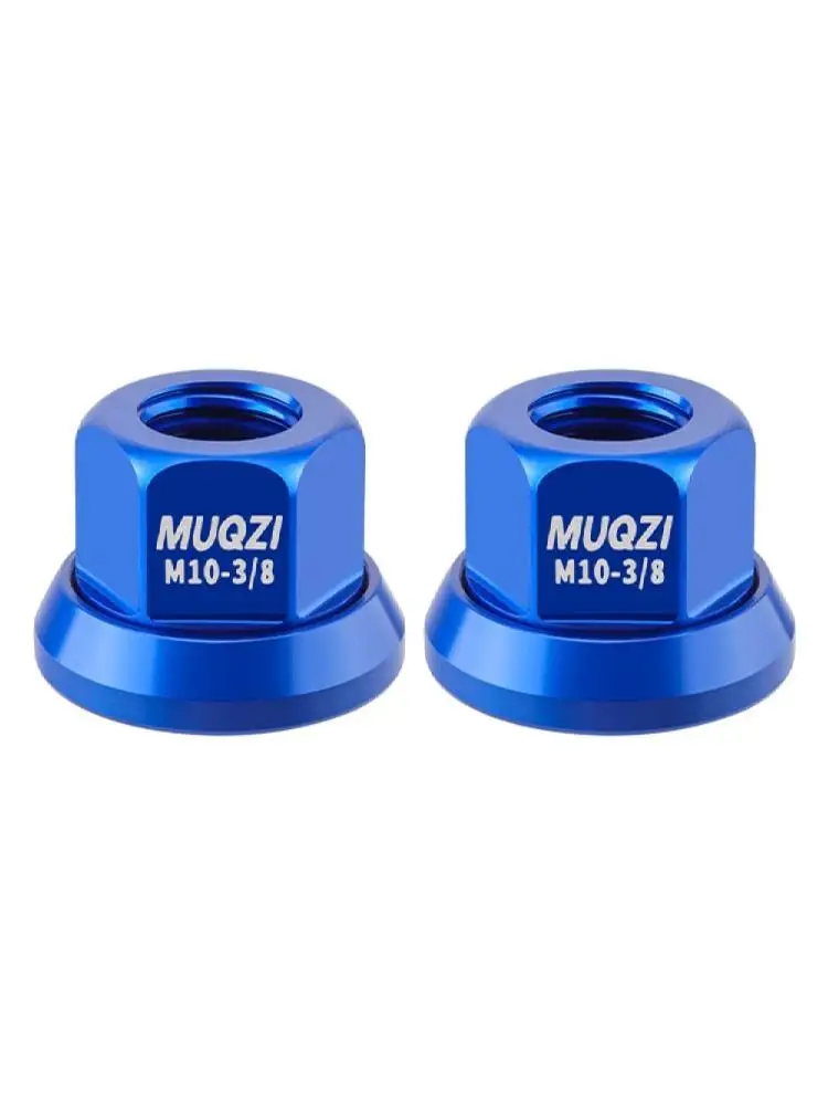 AliExpress 2pcs M9/M10/M10*3/8 Bicycle Hub Nut High Strength Aluminum Alloy Rear Axle Screw Anti-rust Anodizing Bike Accessories