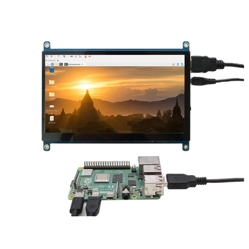 

Low Power Touch Panel 7inch IPS 1024x600 GPIO DPI compatible RTP CTP TFT 7 inch Display LCD Screen