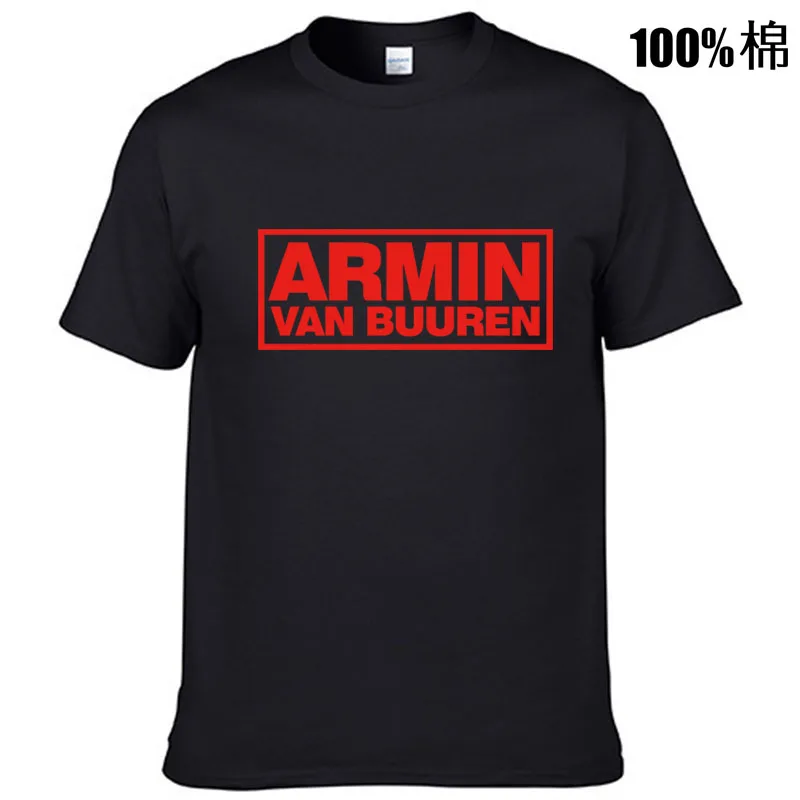 ARMIN VAN BUUREN Imagine Mens Hip-hop T-Shirts Design O Neck Black Summer Short Sleeves T Shirt Fashion Fashion Men's T Shirt