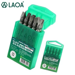 LAOA 10pcs Screwdriver Bits 65mm Slotted Phillips Screwdriver PH2 Electric Drill Screwdriver Head