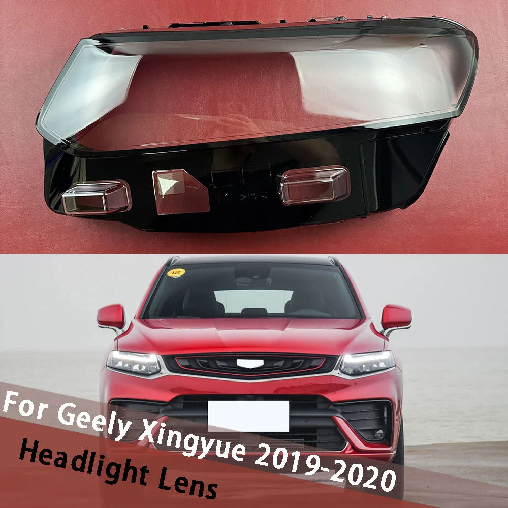 

Car Headlight Cover For Geely Xingyue 2019 2020 Lens Clear Shell Front Headlamp Transparent Lampshade Auto Light Lamp Caps