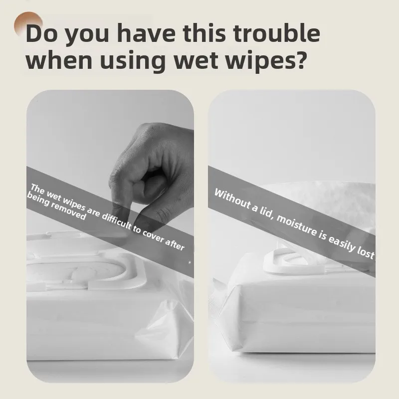 ワイプディスペンサー 詰め替え可能なワイプホルダー ベビーワイプボックスケース 屋内屋外用 再利用可能な旅行用ウェットワイプコンテナ