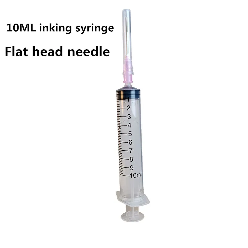 5pc *10ML Refill Tool Syringe with Needle for Epson HP Canon Brother Ricoh FuJi Printer Ink Cartridge and Ciss