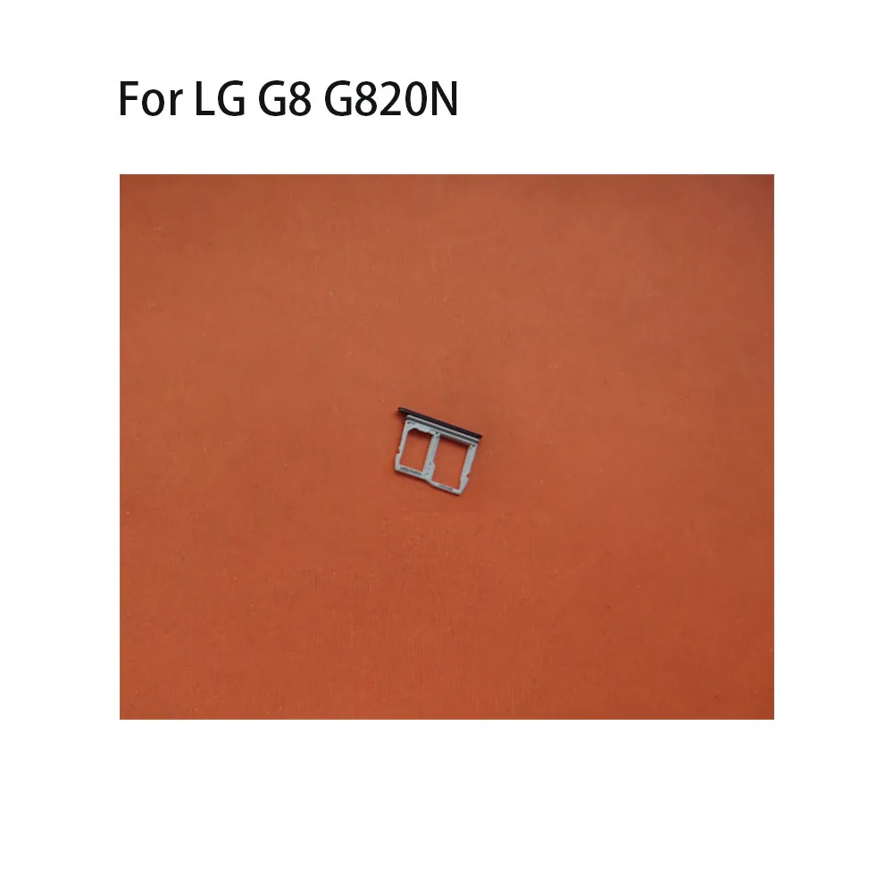 Original For LG G8 G820N New Tested Sim Card Holder Tray Card Slot For LG G8 G820N Sim Card Holder Replacement Part