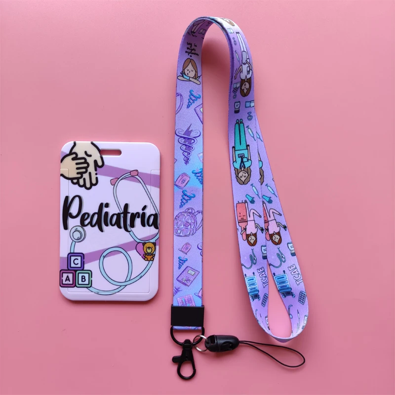 Krankenschwester Arzt Lanyard Ausweishalter Lanyard Mädchen Ausweishalter Umhängebänder Frauen Ausweishalter Schlüsselanhänger Zubehör – Detail 14