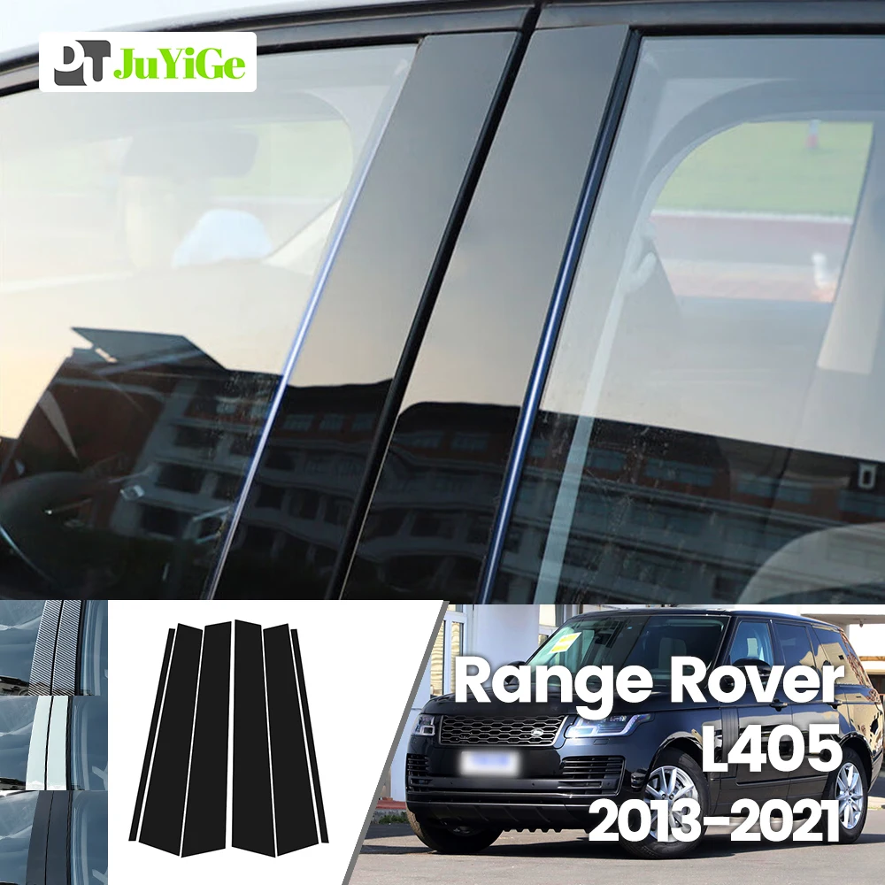 

For Land Rover Range Rover L405 2013-2021 2014 2015 Bright Black Carbon Fibre Window Door B C Sticker
