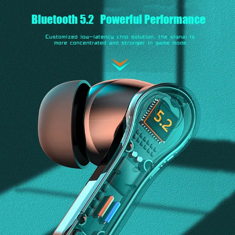 Auriculares inalámbricos N35 TWS para juegos, cascos Táctiles con Bluetooth, batería de 300mAh, modo de espera largo, HIFI, impermeables