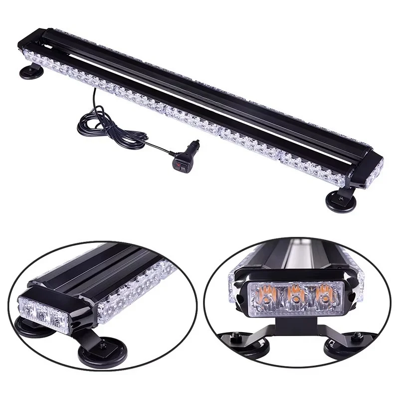 78 LED emergency warning light strips 37.4 inches, multi-color super bright and thin