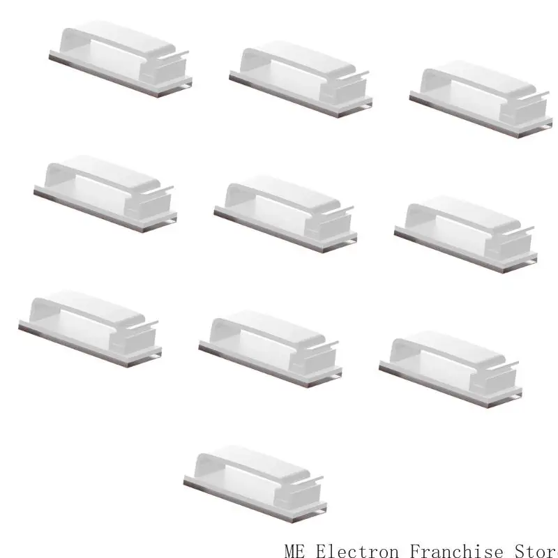 T5EA 10PCS 접착제 케이블 관리 클립 케이블 홀더 와이어 클립 코드 홀더