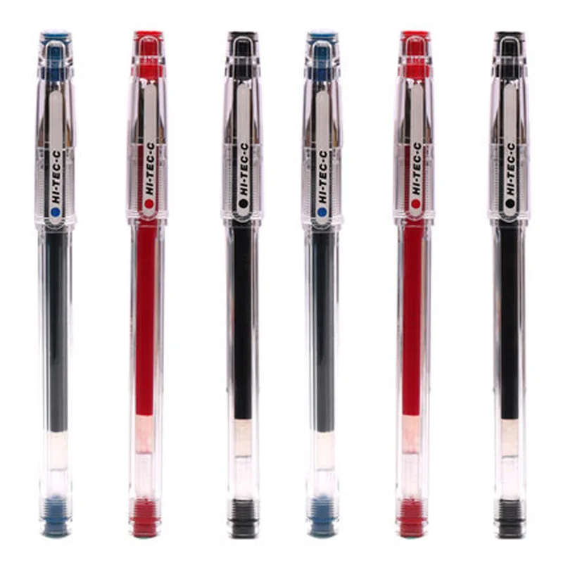 9 Pcs Japan PILOT HI-TEC-C Gel Pens BLLH-20C3 BLLH-20C4 BLLH-20C5 Needle Tube 0.25 /0.4 /0.3 /0.5mm School Supplies Stationery