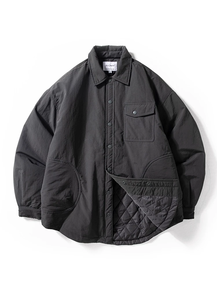 

Мужская хлопковая куртка большого размера, осенне-зимняя, стеганая, функциональная, ветрозащитная, водонепроницаемая, свободного кроя, повседневная, теплая, с воротником...