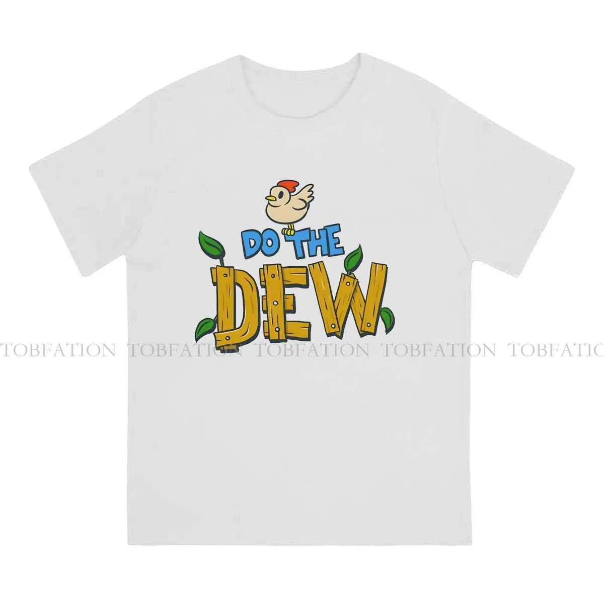 Stardew Valley Do The Dew 100% Cotton T Shirt Harajuku Fashion Men's Tee Shirt O-Neck Men Tops