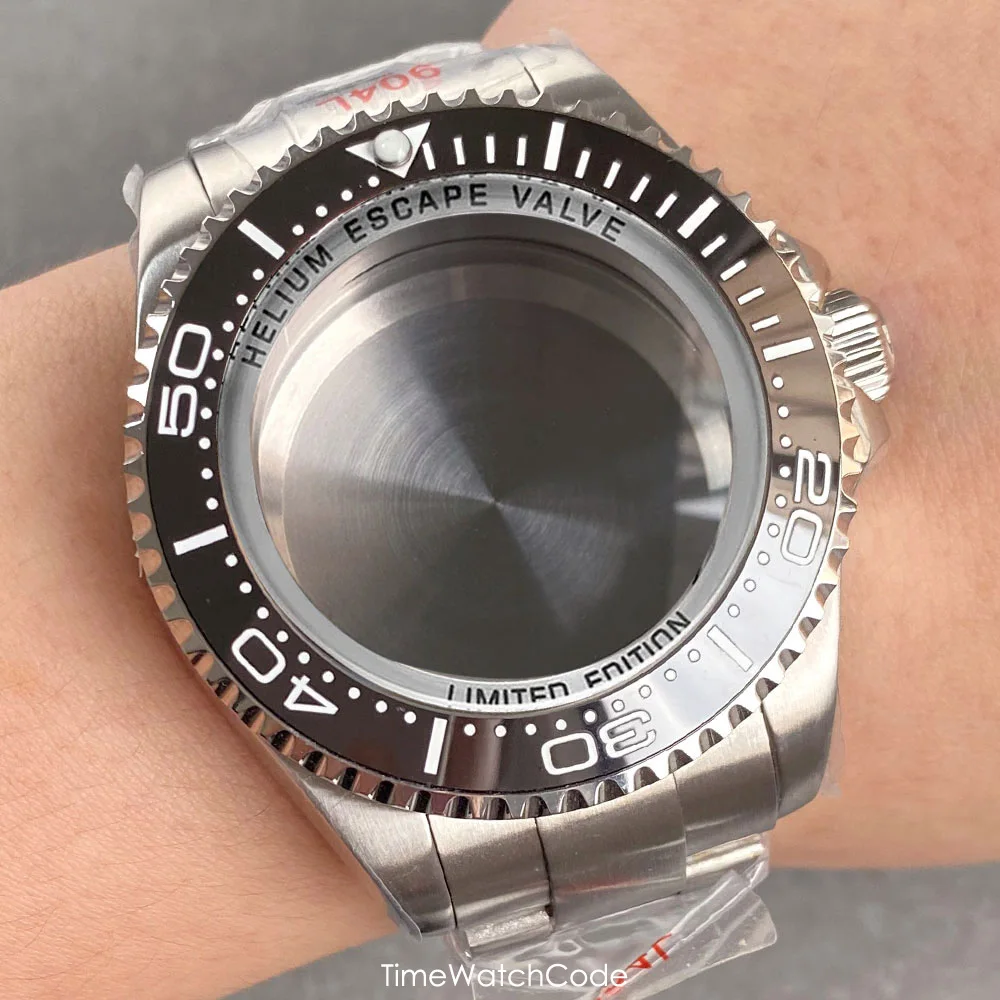 43mm Stainless Steel Watch Case for NH34 NH35A NH36A ETA 2824