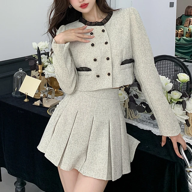 Two piece outfits skirt and jacket clearance