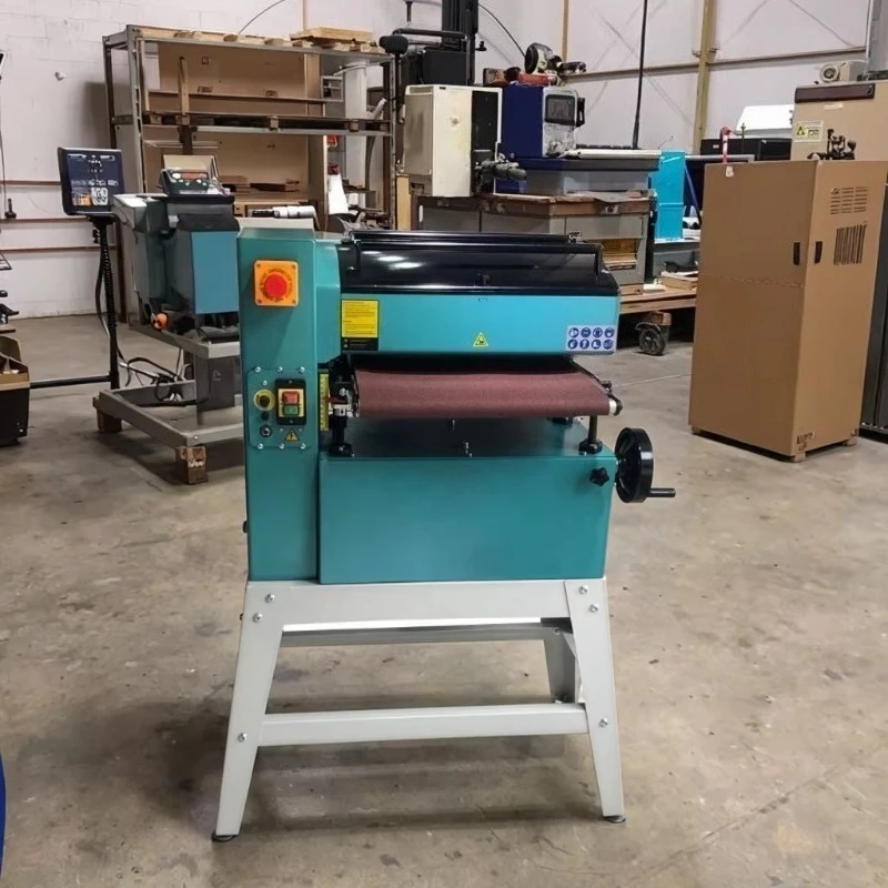 ZS18 inch electric industrial wide sandpaper mini wood belt grinding and polishing roller sander