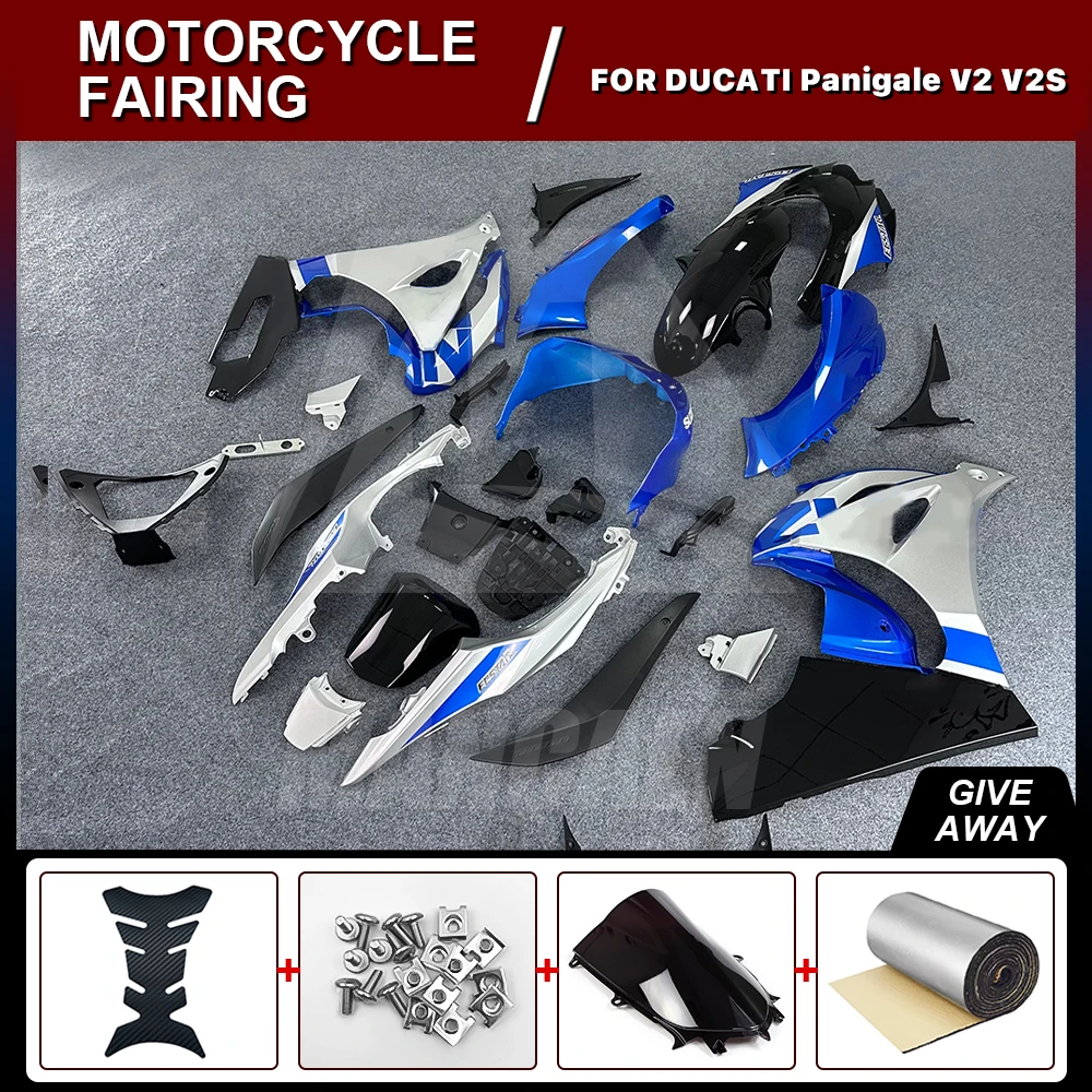

Motorcycle Fairing Kit for SUZUKI GSX-R1000 GSXR1000 GSXR1000R K17 2017-2023 Bodywork Set High Quality ABS Injection bule silver