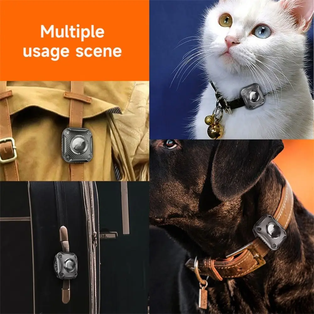 Водонепроницаемый защитный чехол, легкий держатель для ошейника для собак, портативный полный защитный чехол для трекера для домашних животных для AirTag