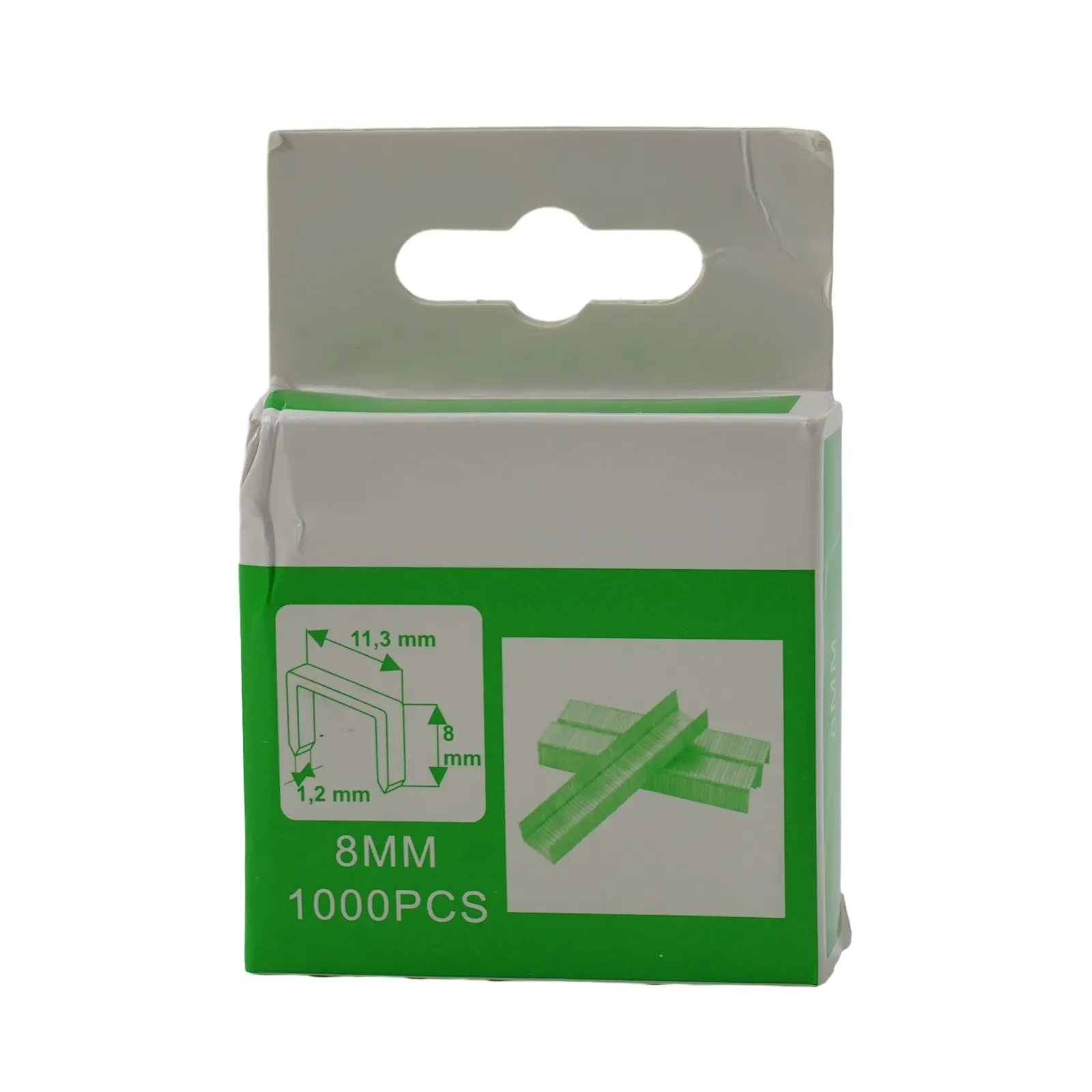 

High Quality Brand New Staples Nails 1000Pcs DIY Household Silver Stapler Steel T Shaped U Shape 12mm/8mm/10mm