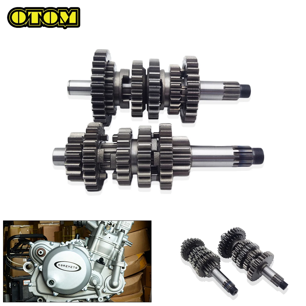 For ZONGSHEN Motorcycle Main Counter Shaft 6 Gear Transmission Assembly ZS177MM NC250 GR MOTOLAND AVANTIS BRZ Bike Accessories