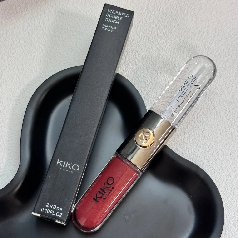 Kiko Milano Limited Edition Lippenstift mit doppelter Spitze, transparenter Spiegel, nicht verblassend, nicht klebend, Lipgloss, Make-up – Detail 14