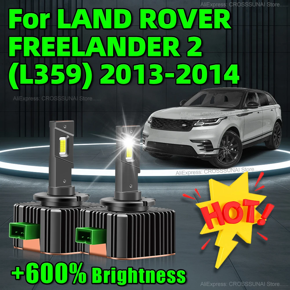 LED Bulb 6000K 110W Replacement HID Lights Super Bright D3S Car Headlight For LAND ROVER FREELANDER 2 L359 2013-2014