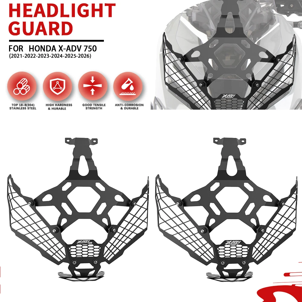 

Для Honda XADV750 XADV 750 X-ADV750 XADV X ADV 750 2021-2025 2026 2024 2023 Защитная крышка решетки фары