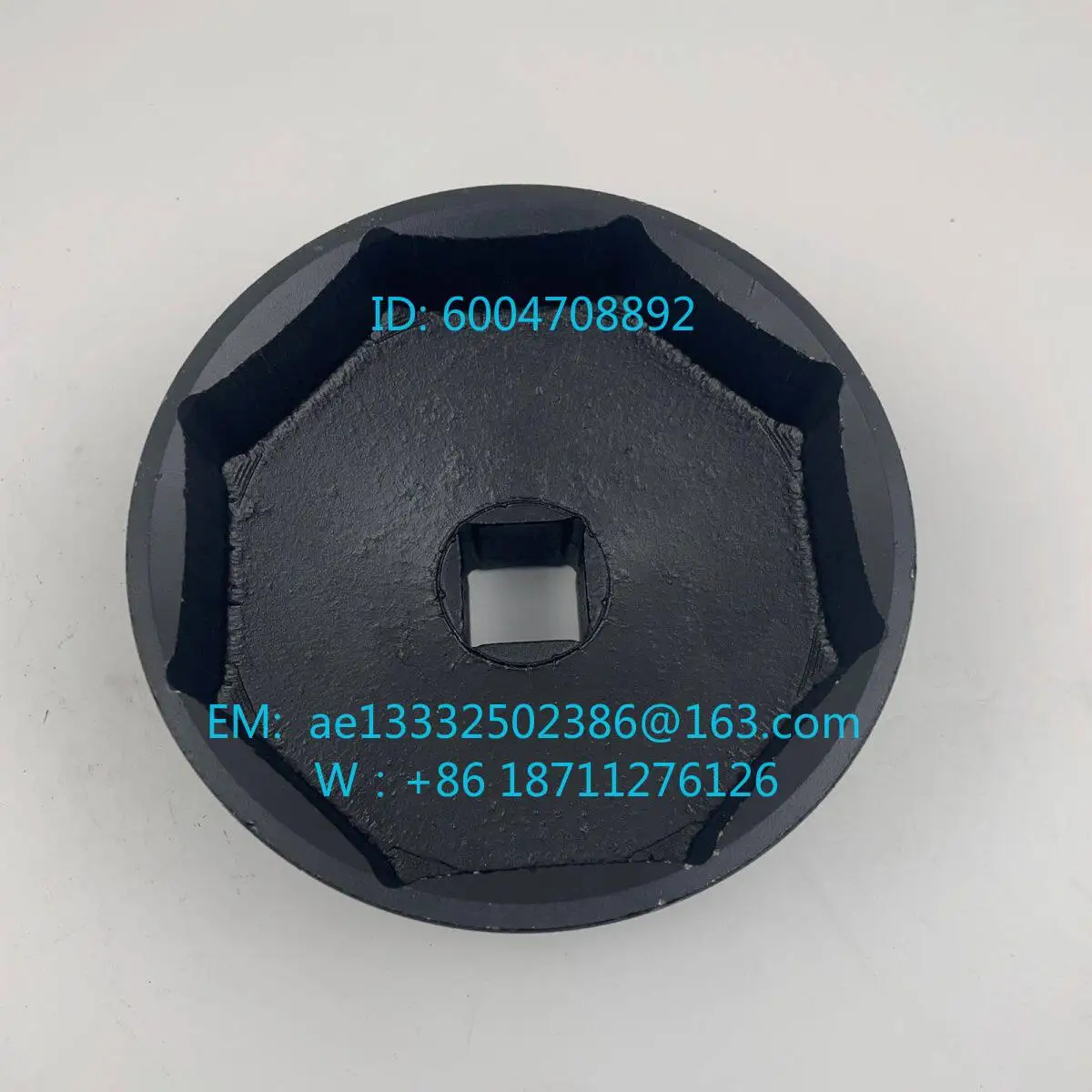 Sleeve 124 octagonal 122 octagonal wind gun special one-inch square head Fuhua bridge shaft head cover