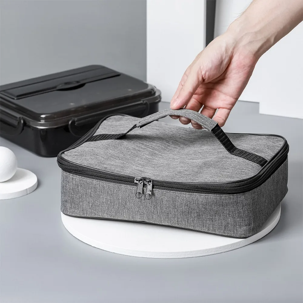 Square Thermal Lunch Bag Large Thicken Insulated Cooler Storage Bags Snack Bag Ice Pack Food Carrier School Food Containers