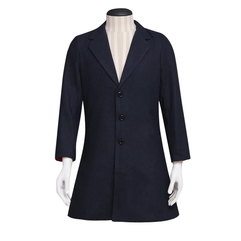 Doctor Twelfth 12th Dr. Cosplay Peter Capaldi 의상 남자의 블랙 자켓 코트 할로윈 Cos 쇼 데일리 캐주얼 코트