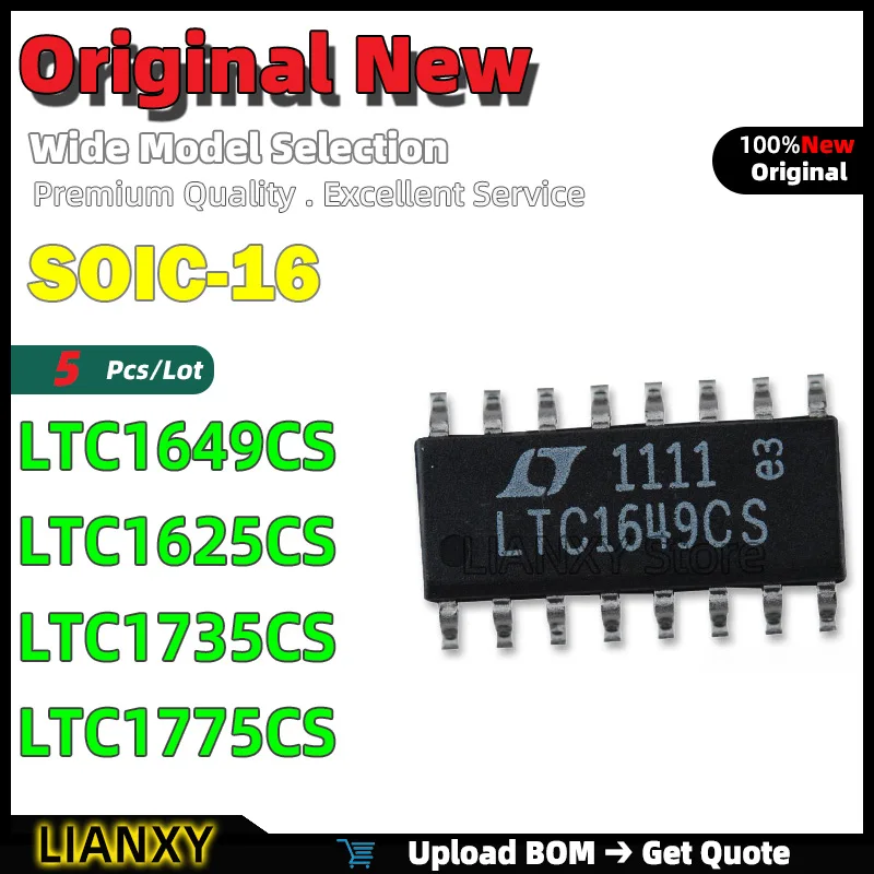 

5 шт. SOIC-16 LTC1649CS LTC1625CS LTC1735CS LTC1775CS понижающий контроллер новый оригинальный