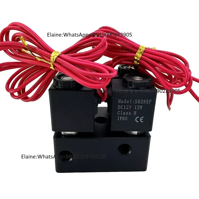 Factory 1/4'' 3/8'' 1/2'' NPT 12V Solenoid Suspension Control Valve - VU2 2-Corner Air Ride Suspension Manifold Valve