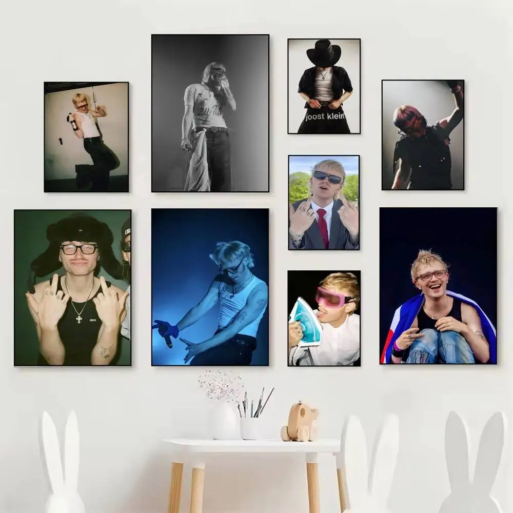 Singer J-Joost K-Klein Poster Fancy Wall Sticker for Living Room Bar Decoration Wall Decor