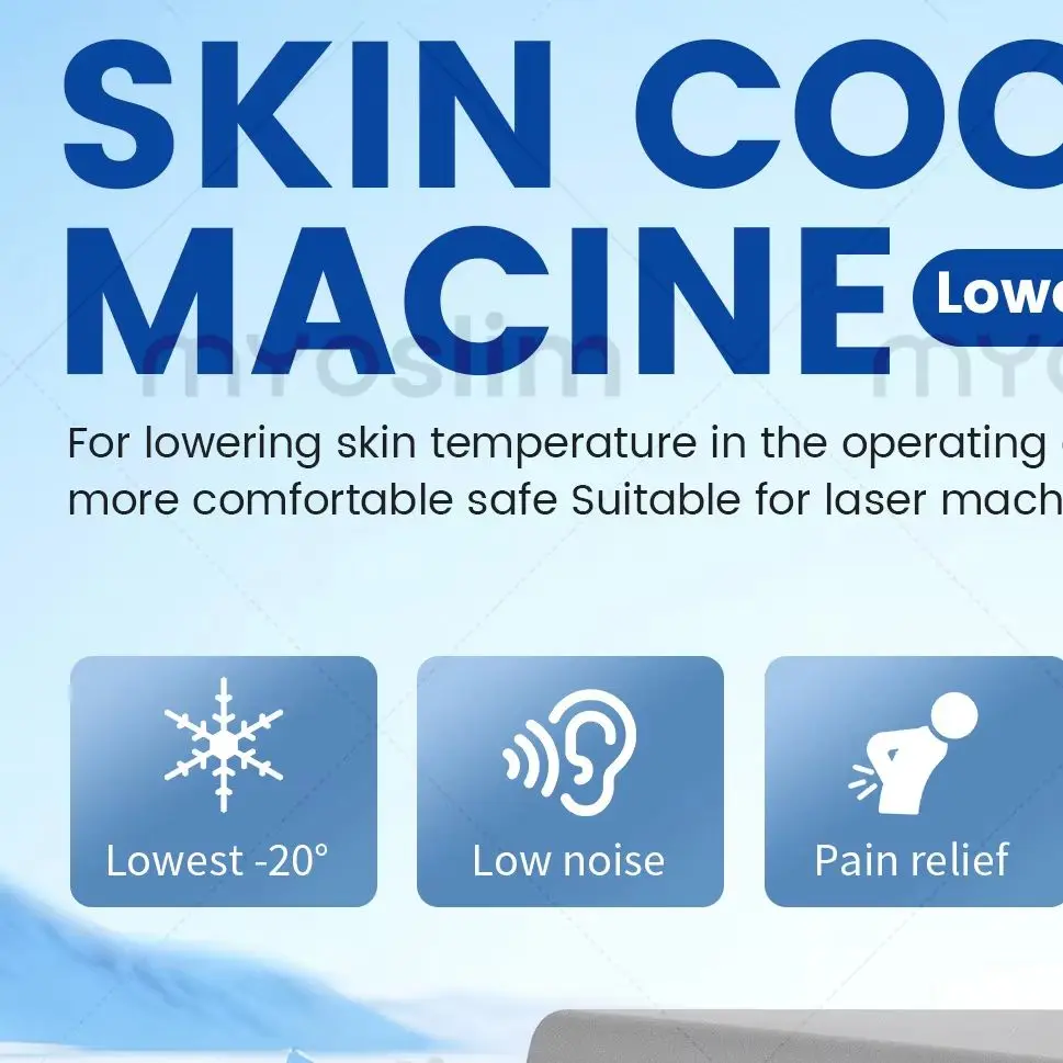 Portable Skin Cooling Device -20 Degree Zimmer Chiller for Laser Treatment Skin Cooling Machine for Laser Skin Cooling System