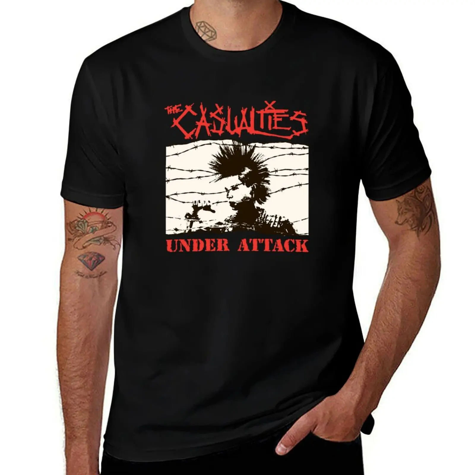 

The Casualties T-Shirt anime figures new edition funny meme t-shirts mens graphic t-shirts hip hop