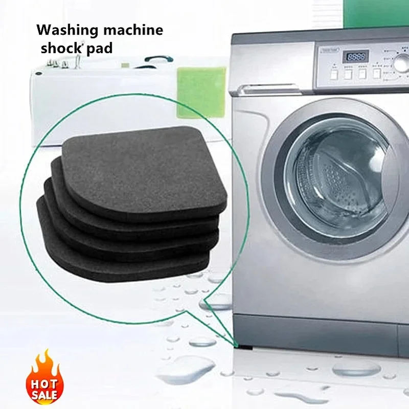 4/8pcs/set New Washing Machine Anti Vibration Pad Shock Proof Non Slip Foot Feet Mat Non-slip Mats Stand Refrigerator Home tools