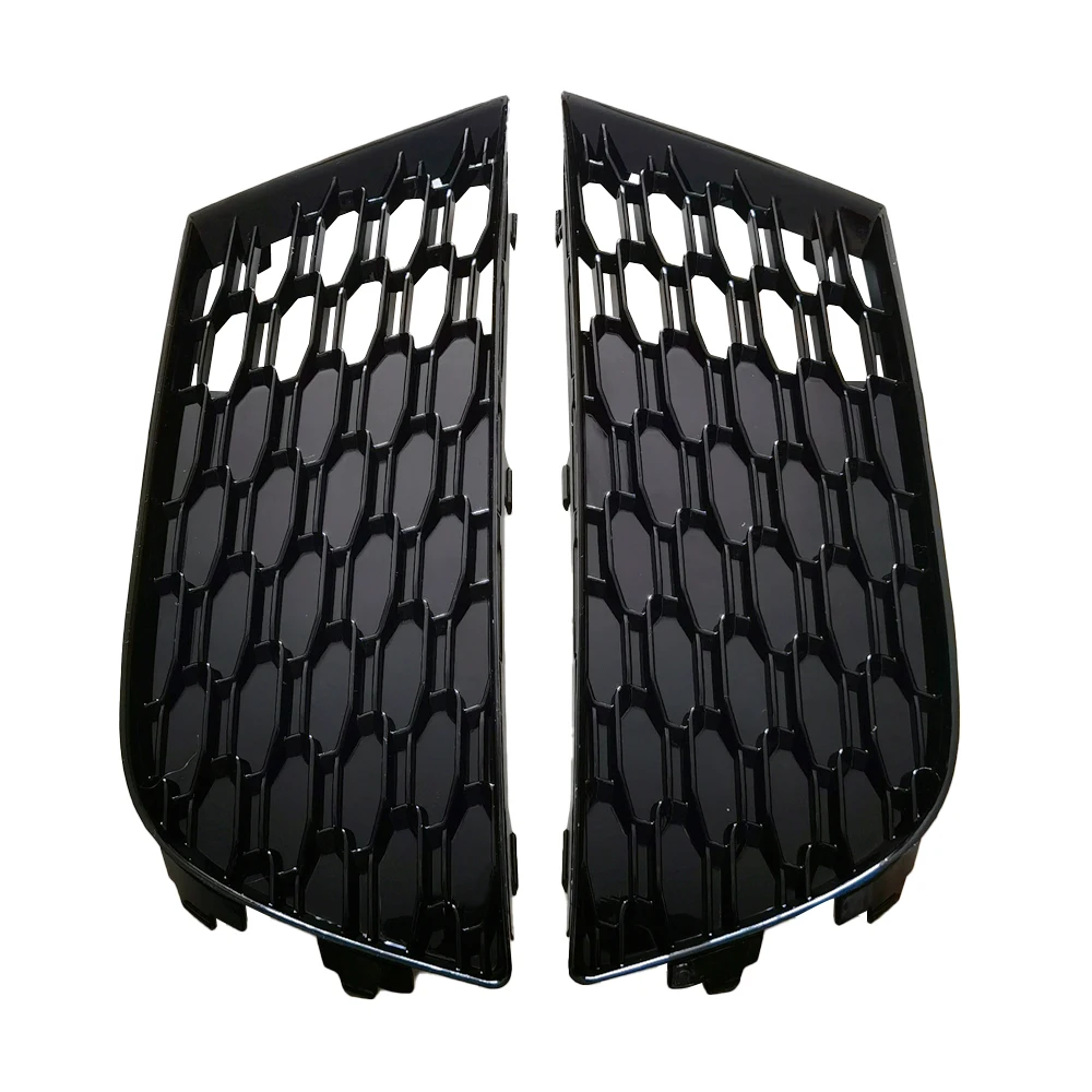 Honeycomb Mesh For AUDI A3 8V S-LINE S3 SPORTBACK 2017 2018 2019 Car Front Bumper Fog Light Grille Fog Lamp Cover Racing Style