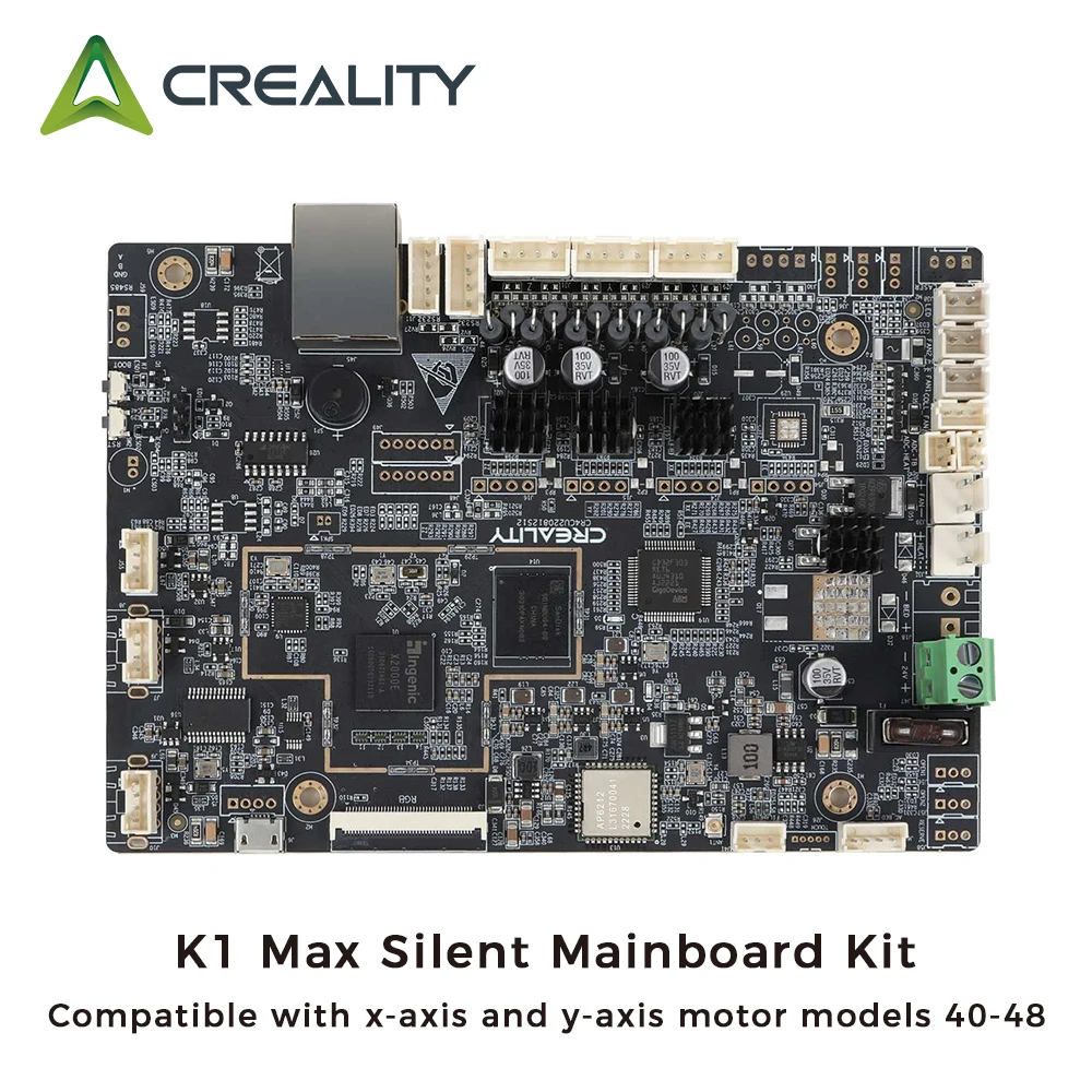 Creality Official K1 Max Motherboard Silent Board Upgraded Quiet Mainboard Compatible with X Y Axis 42-48 Motor 3D Printer Parts