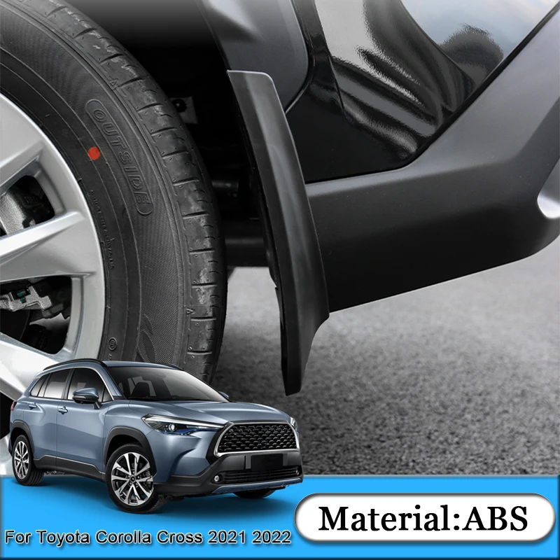 

Fit For Toyota Corolla Cross 2021 2022 ABS Car Mud Flaps Splash Guard Mudguard Mudflaps Fender External Cover Auto Accessories