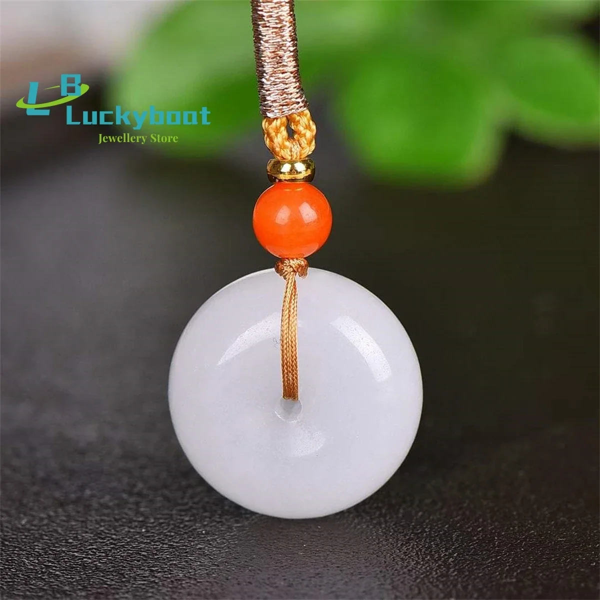 

Подвеска с пряжкой из натуральной золотой проволоки, белого нефрита, простая и персонализированная модная универсальная для мужчин и женщин