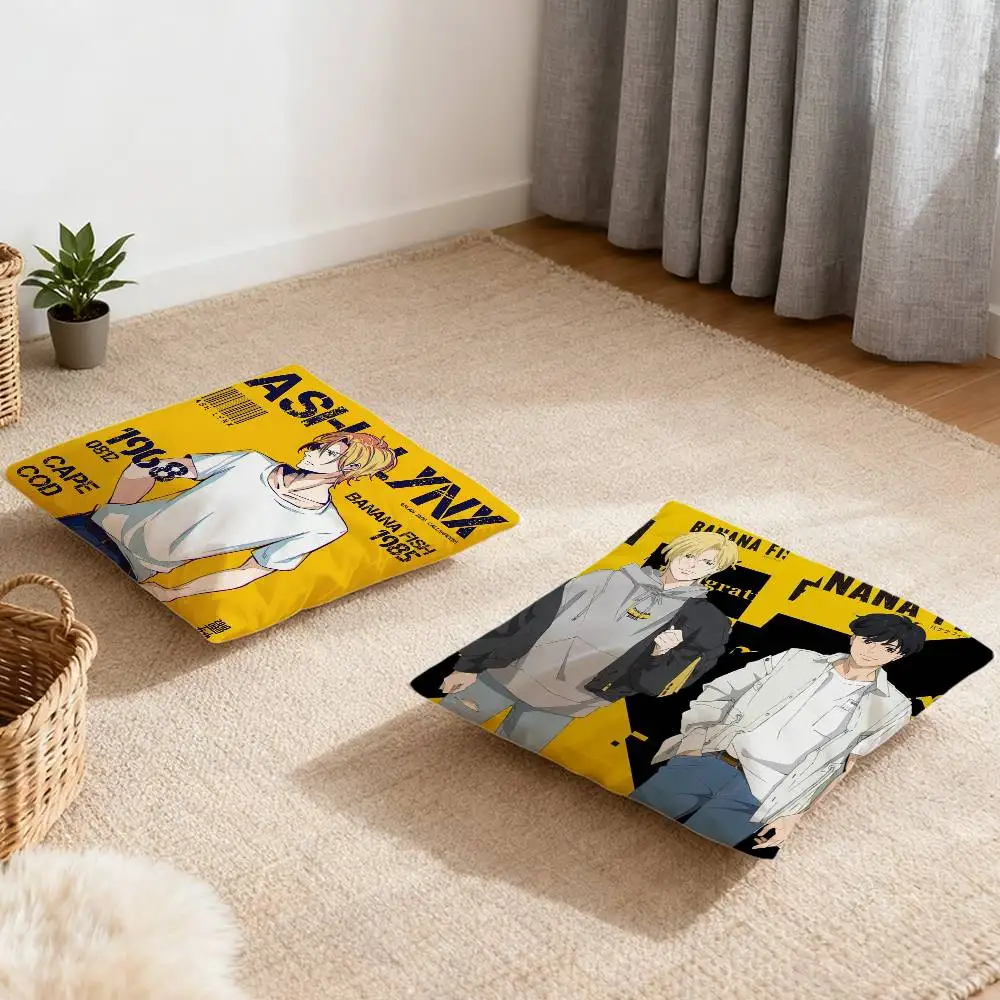 

Trendy B-Banana FishS anime Pillow Case Multi sized car cushions, luxurious home sofas, decorative pillowcases
