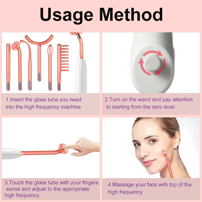 Convenient Household Micro Current Beauty Instrument Anti-aging High-frequency Electrotherapy Device Beauty and Health Tool