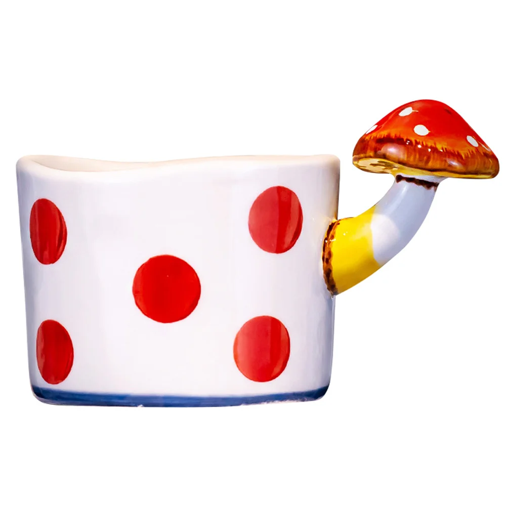 

Adorable Mushroom Ceramic Cup Microwave Safe Coffee Mug for Family Friends Gift Tea Time Enjoyment Coffee Mug Ceramic Cup