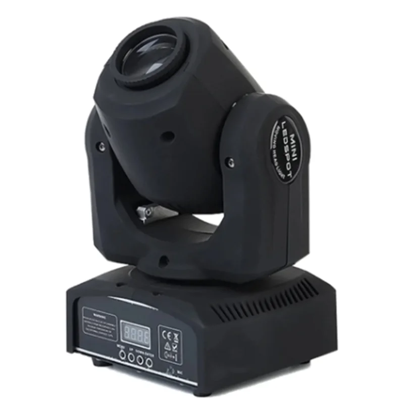 mini beam moving head lamp projetor dmx dj disco padrao spotlight foco manual fas de lampada do palco rotacao 60w 01