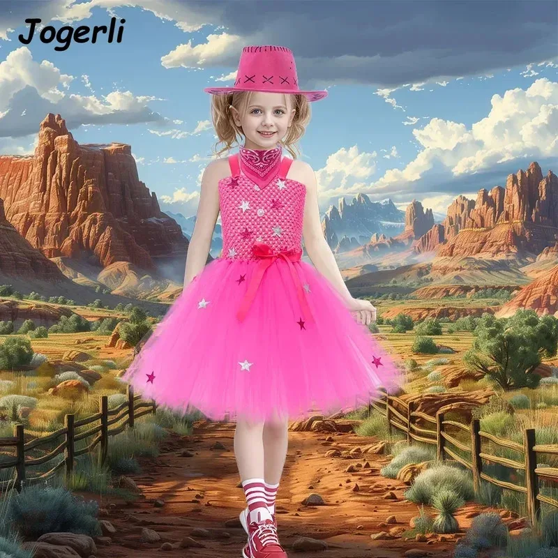 فستان الأميرة الشبكي لعيد الميلاد والهالوين من Jogerli، ملابس لعب الأدوار للأطفال، بدلة فتاة #2
