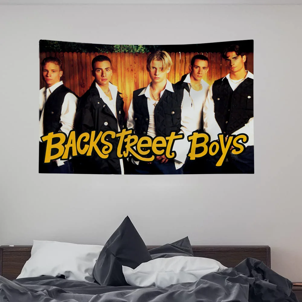 Backstreet Boys Decorative Flags for Rooms Art Flag to Hang Outdoor Decorations Home Decoration Flags and Banners Decor Custom